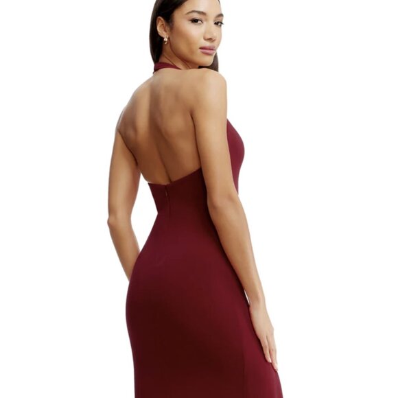 Dress The Population Paige Gown in Garnet - www.mordernwear.com